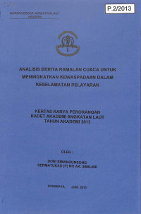 Image of Analisis Berita Ramalan Cuaca Untuk Meningkatkan Kewaspadaan Dalam Keselamatan Pelayaran