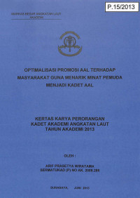 Image of Optimalisasi Promosi AAL Terhadap Masyarakat Guna Menarik Minat Pemuda Menjadi Kadet AAL