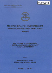 Image of Pengaruh Batalyon Campur Terhadap Pembentukan Karakter Kadet Korps Marinir