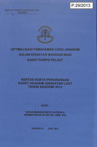 Image of Optimalisasi Pemahaman Lego Jangkar Dalam Kegiatan Navigasi Bagi Kadet Korps Pelaut