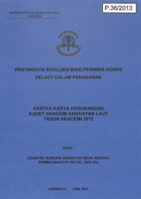 Image of Pentingnya Intelijen Bagi Perwira Korps Pelaut Dalam Penugasan