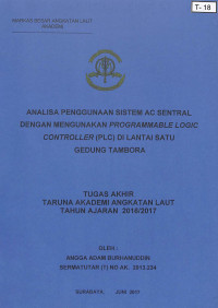 Image of Analisa Penggunaan Sistem AC Sentral Dengan Menggunakan Programmable Logic Controller (PLC) di Lantai Satu Gedung Tambora