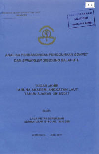 Image of Analisa Perbandingan Penggunaan Bonpet dan Sprinkler di Gedung Salahutu