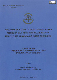 Image of Perancangan Aplikasi Berbasis Untuk Membuka dan Mengunci Brankas Guna Mendukung Keamanan Gudang Balik Bilik Sandi