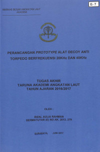 Image of Perancangan Prototype Alat Decoy Anti Torpedo Berfrekuensi 20KHz dan 40 KHz