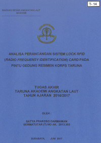 Image of Analisa Perancangan Sistem Lock Rfid (Radio Frequensy Identification) Card Pada Pintu Gedung Resimen Korps Taruna