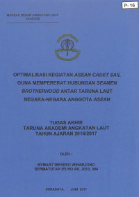 Image of Optimalisasi Kegiatan Asean Cadet Sail Guna Mempererat Hubungan Seamen Brotherhood Antar Taruna Laut   Negara-Negara Anggota Asean