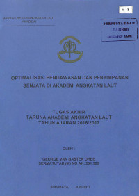 Image of Optimalisasi Pengawasan dan Penyimpanan Senjata Di Akademi Angkatan Laut