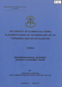 Image of The Concept Of Alumnus AAL Kowal Placemenet Based On The Needs And List Of Personel (DSP) In Class KRI