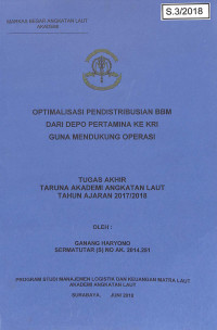 Image of Optimalisasi Pendistribusian BBM dari Depo Pertamina ke KRI Guna Mendukung Operasi
