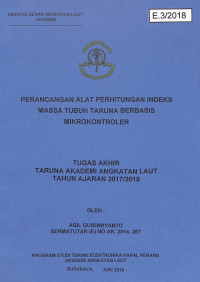 Image of Perancangan Alat Perhitungan Indeks Massa Tubuh Taruna Berbasis Mikrokontroler