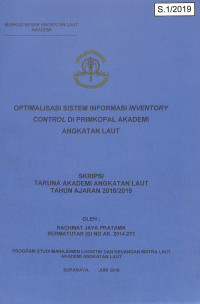 Image of Optimalisasi Sistem Informasi Inventory Control di Primkopal Akademi Angkatan Laut