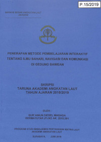 Image of Penerapan Metode Pembelajaran Interaktif Tentang Ilmu Bahari, Navigasi dan Komunikasi di Gedung Bawean
