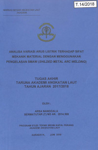 Image of Analisa Variasi Arus Listrik Terhadap Sifat Mekani Material dengan Menggunakan Pengelasan SMAW (Shilded Metal Arc Welong)