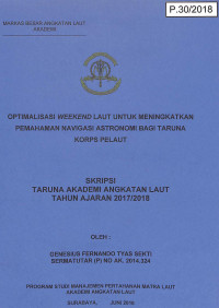 Image of Optimalisasi Weekend Laut Untuk Meningkatkan Pemahaman Navigasi Astronomi Bagi Taruna Korps Pelaut