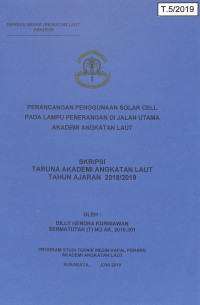 Image of Perancangan Penggunaan Solar Cell Pada Lampu Penerangan DI jalan utama Akademi Angkatan Laut