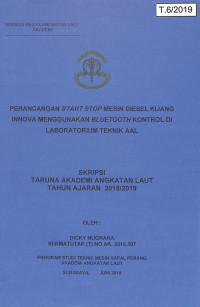 Image of Perancangan Start Stop Mesin DIesel Kijang Innova Menggunakan Bluetooth Kontrol Di Laboratorium Teknik AAL