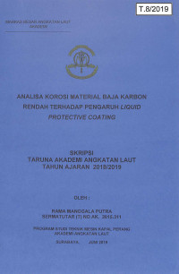 Image of Analisa Korosi Material Baja Karbon Rendah Terhadap Pengaruh Liquid Protective Coating