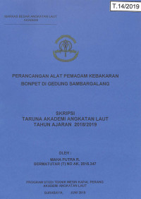 Image of Perancangan Alat Pemadam Kebakaran Bonpet di Gedung Sambargalang