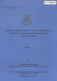 Image of Design Automatic Digital Clock As A Reminder Of PHST In The Using Microcontroller and GPS Arduino