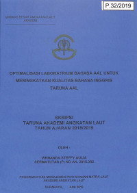 Image of Optimalisasi Laboratorium Bahasa AAL Untuk Meningkatkan Kualitas Bahasa Inggris Taruna AAL