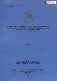 Image of Perancangan Sistem Pengunci Ruangan Berbasis E-Lock Menggunakan Jaringan Global System For Mobile Communication