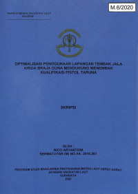 Image of Optimalisasi Penggunaan Lapangan Tembak Jala Krida Braja Guna Mendukung Menembak Kualifikasi Pistol Taruna