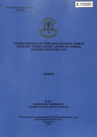 Image of Perancangan Alat Penilaian Sasaran Tembak Berbasis Opencv Untuk Lapangan Tembak Akademi Angkatan Laut