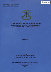 Image of Perancangan Start/Stop Mesin Diesel Menggunakan Smartphone Berbasis Microcontroller Arduino Uno