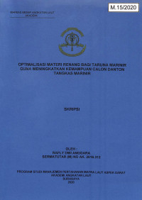 Image of Optimalisasi Materi Renang Bagi Taruna Marinir Guna Meningkatkan Kemampuan Calon Danton Tangkas Marinir