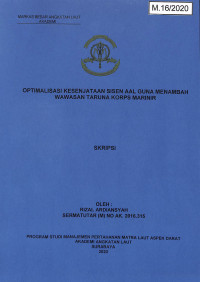 Image of Optimalisasi Kesenjataan Sisen AAL Guna Menambah Wawasan Taruna Korps Marinir