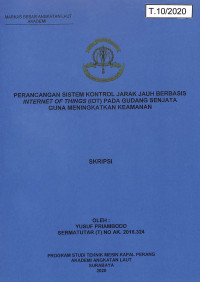 Image of Perancangan Ssitem Kontrol Jarak Jauh Berbasis Internet Of Things (IOT) Pada Gudang Senjata Guna Meningkatkan Keamanan