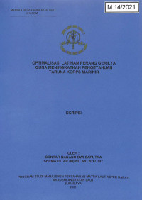 Image of Optimalisasi Latihan Perang Gerilya Guna Meningkatkan Pengetahuan Taruna Korps Marinir