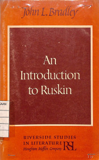 Image of An Introduction to Ruskin