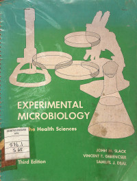 Image of Experimental Microbiology for The Health Sciences