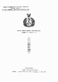 Image of Daftar Susunan Personil pada Organisasi Akademi TNI AL Pengesahan Surat Keputusan Kasal Nomor : SKEP/2429/VII/1987 Tanggal 25 Juli 1987