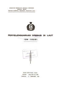 Image of Penyelenggaraan Operasi Di Laut (UM-1.02.51) Surat Keputusan Kasal Nomor SKEP/2847/XII/1984 Tanggal 21 Desember 1984