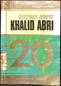 Image of 20 Khutbah Jum'at Khalid Abri , Jilid 2