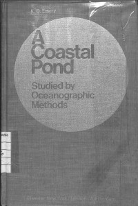 Image of A Coastal Pond : Studieng by Oceanographic Methods