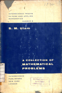 Image of A Collection of Mathematical Problems