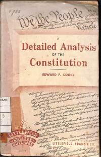 Image of A Detailed Analysis Of The Constitution