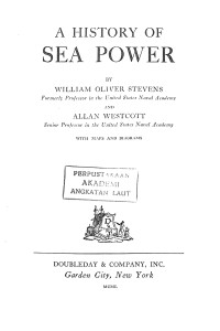 Image of A History of Sea Power