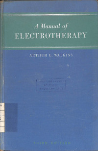 Image of A Manual of Electrotherapy - Third Edition