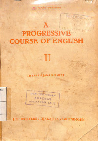 Image of A Progressive Course of English - II