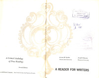 Image of A Reader For Writers