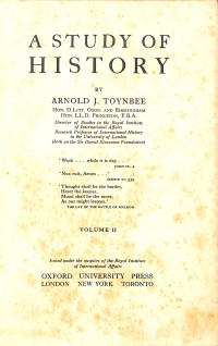 Image of A Study of History - Volume II
