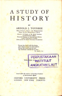Image of A Study of History - Volume IV