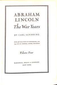 Image of Abraham Lincoln The War Years in Four Volumes