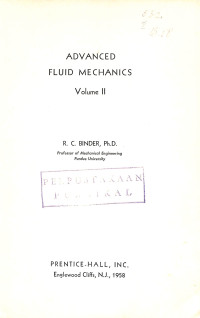 Image of Advanced Fluid Mechanics Volume II