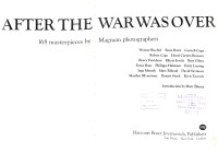 Image of After The War Was Over - 168 Masterpieces By Magnum Photographers